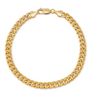 Miami Cuban Chain Bracelet in 10k Gold, Never Worn!